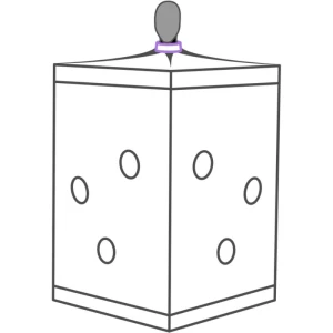SECRET DOME - KINK CLUB CABIN SCANDALE PURPLE
